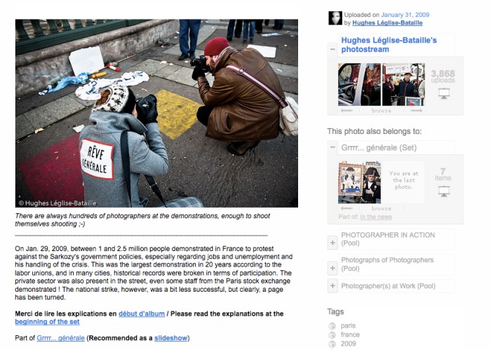 Turning the camera around - Photo © Hughes Leglise-Bataille